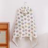 Rabbit Cartoon Blanket Wrap Cotton Sleepwear Bathrobe Cloak Hooded Cape Towels  Beach