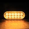6/12LED Strobe Warning Light Cheap Strobe Grille Flashing Lightbar Truck Car Beacon Lamp Amber Traffic Light 12V 24V Car Lights