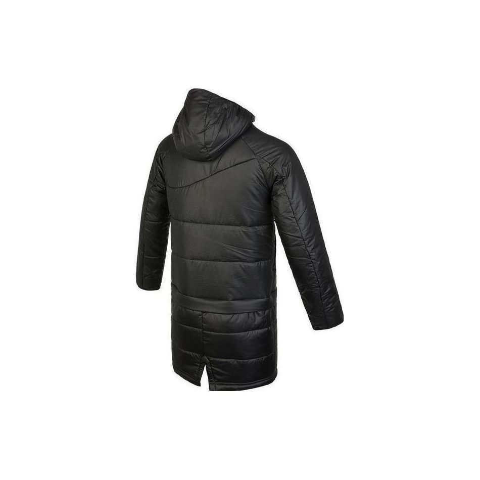 Nike Куртка из хлопка с капюшоном и застежкой-молнией с логотипом, цвет черный, детские куртки DJ6363-010