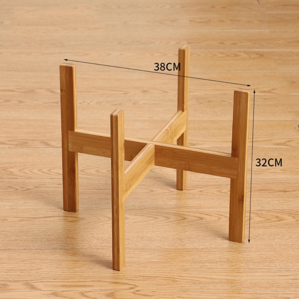 Стойка для украшения дома, подставка для бонсай, основание цветочного горшка, напольный держатель для цветочного горшка из дерева