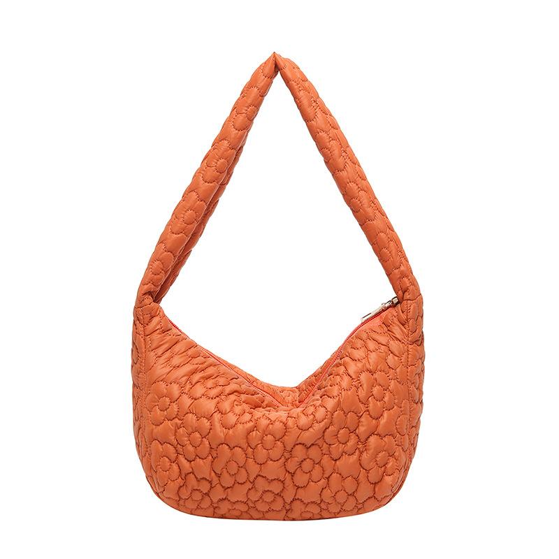 Women'S Bag Fashion Shoulder Bag Texture Embroidery Thread Handbag Simple Underarm Bag Tide