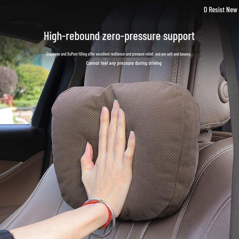 Car Headrest Pillow: Compatible with Mercedes S-Class, Maybach, BMW - Neck and Lumbar Support for Vehicle Interior
