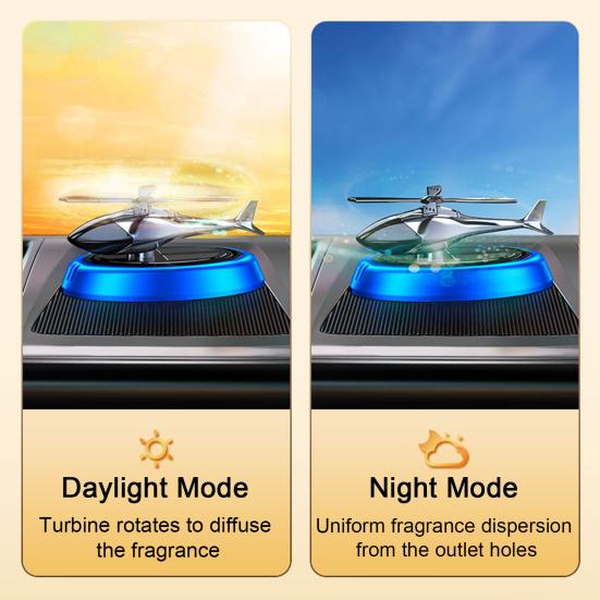 Автомобильная ароматерапия, духи на солнечной энергии с вертолетом, автомобильные эфирные натуральные масла, долговечный аромат, украшение