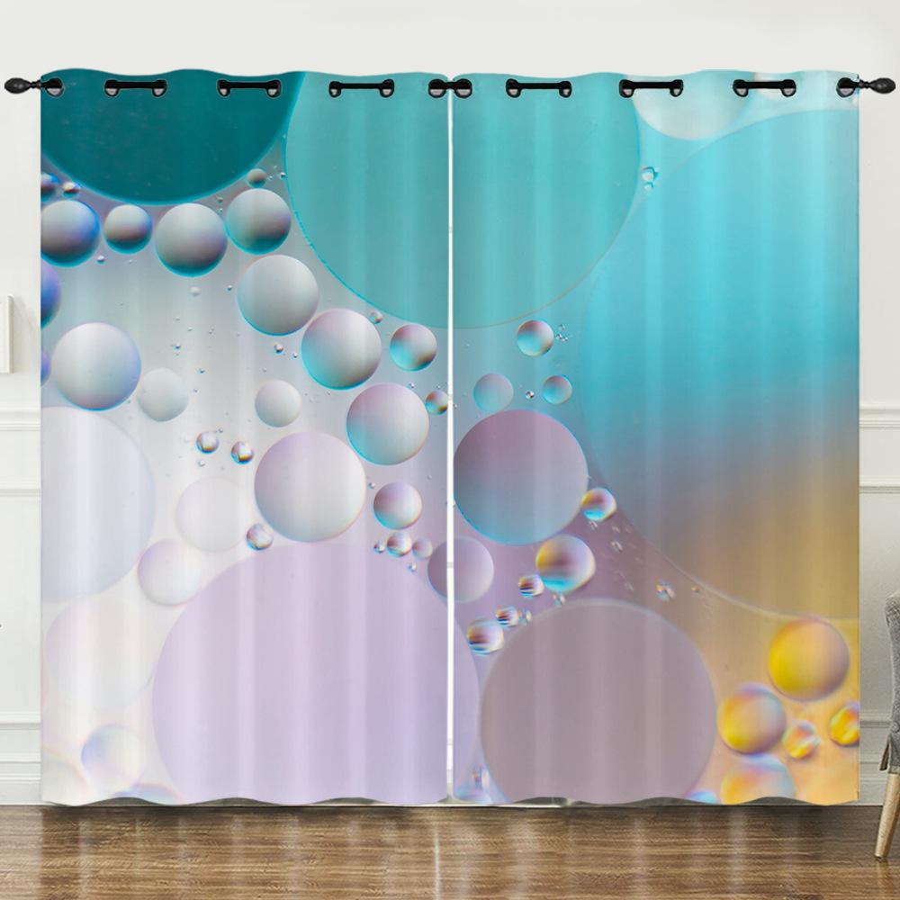 Штора Роса 3D Цифровая печать Затемняющая штора на люверсах