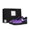 Air Force 1 Falling Galaxy Низкие кеды с нескользящей подошвой для скейтбординга Женские Черно-фиолетовые DD8959-001(Команда368-)