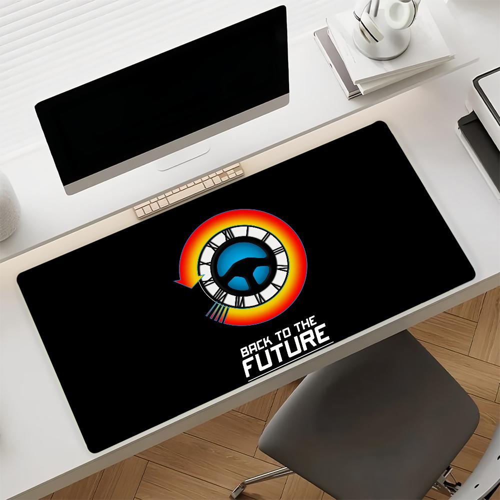 Movie Back To The Future Mouse Pad Non-slip Rubber Gamer Balance Computer Mat Decoracion Deskmat Laptop Office Large