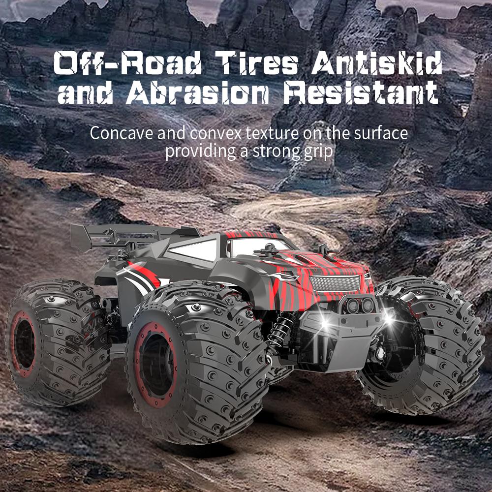 JJRC Q105 1:18 Радиоуправляемая Машинка 25 км/ч Со Светодиодной Подсветкой 2,4G Индукторная RC Внедорожники Высокоскоростной Бесколлекторный Двигатель Детские Игрушки