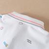 Baby Girls Summer Shirt 2024 New Kids Cotton Short Sleeved Clothes Kids Polo T-shirt Baby Turn-Down Collar Clothes
