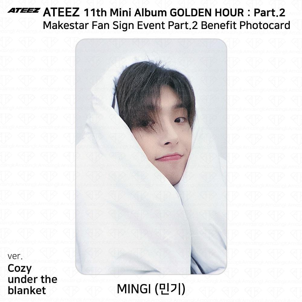 ATEEZ Golden Hour Часть 2 Makestar Meet & Call Event Часть 2 Благотворительная фотокарточка