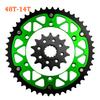 Road Passion Motorcycle 520 45T ~ 52T 13T 14T Front Rear Sprocket Chain Wheel For KAWASAKI 450 KLX450R KX450F KLX450 R F KLX 450
