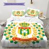 KVMechelen Pattern Bedding Quilt Set Quilt Cover Pillowcase Home Decoration Birthday Gift (1 * duvet cover + 2 * pillowcase, without core)
