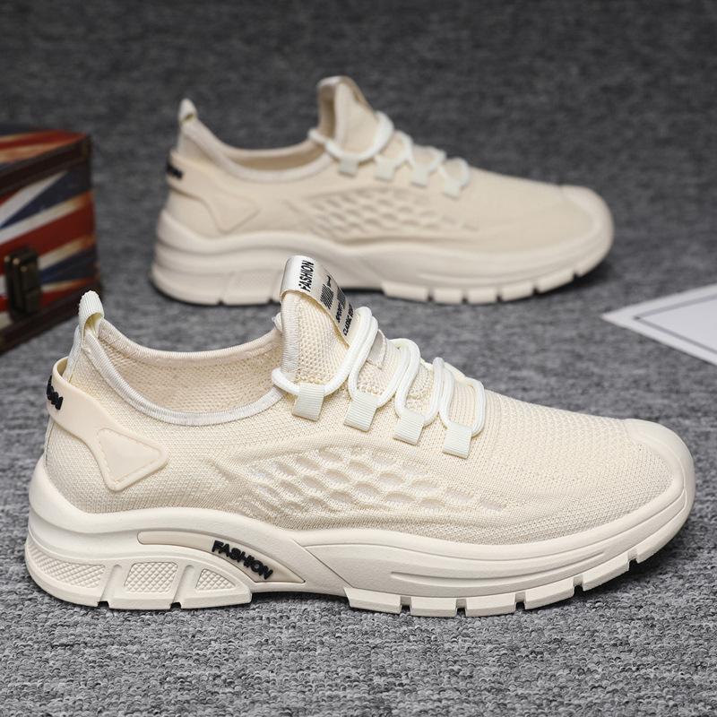 Мужские кроссовки модные весенне-летние новые сетчатые дышащие повседневные туфли модные легкие спортивные туфли