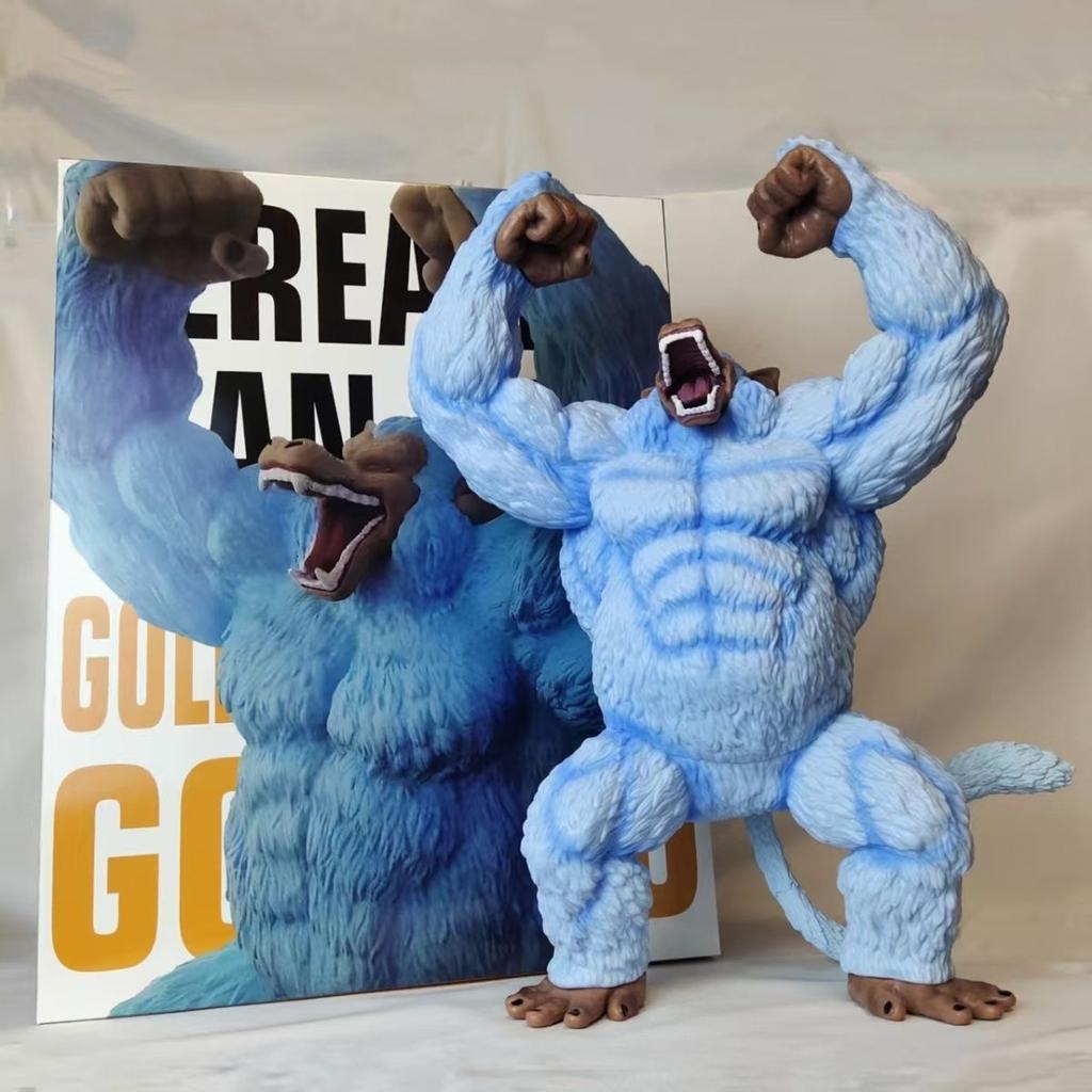 Anime  Golden Ape King Kong Transformable Desktop Ornament Handmade Model Action Figure Collectible Toy Birthday Gift