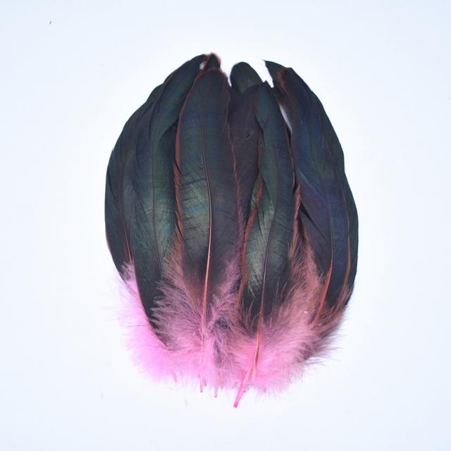 50 шт./лот, разноцветные петушиные перья для поделок, украшение в виде курицы для рукоделия и поделок, карнавальные аксессуары «сделай сам», шлейфы