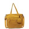 2025 summer new large-capacity commuter cloth bag casual solid color nylon messenger bag shoulder underarm tote bag