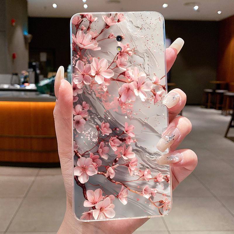 Case For Samsung Galaxy J3 2017 / J5 2017 / J7 2017 Silicone Cover Fashion Flower Clear Bumper For Samsung J730 J530 J330 Coque