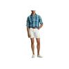 Ralph Lauren SS24 Plaid Point Collar Single Breasted Long Sleeve Shirt Men Multi Color MNPOWOV16823328-999