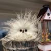New Toy Fried Hair Funny Simulation Owl Eye Mask Plush Toy Ornaments Fashionable Cute Doll