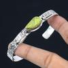 Pear Atlantisite Stone 925 Sterling Silver Ethnic Sister Trendy Bangle Jewelry
