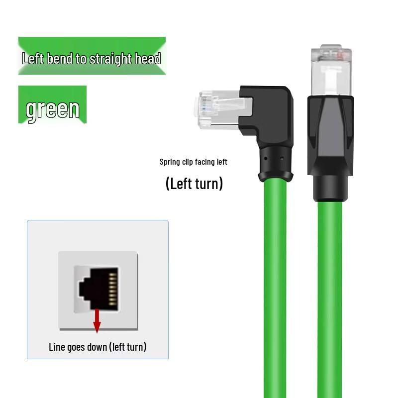 Yidesheng Cat6A Экранированный Угловой Промышленный Ethernet Кабель