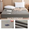 Всесезонный водонепроницаемый протектор матраса Мягкая полиэстеровая простыня с глубоким карманом 8 цветов Современная простыня на резинке Прочный наматрасник Постельное белье Покрывало