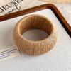 Bohemian Round Woven Bangles Wide Wrist Bangles New Straw Braid Bracelet  Gifts