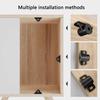 Without Drilling Cabinet Door Holders Magnetic Catching for Wardrobe and Shoe Cabinet Sturdy Zinc Alloy Materials