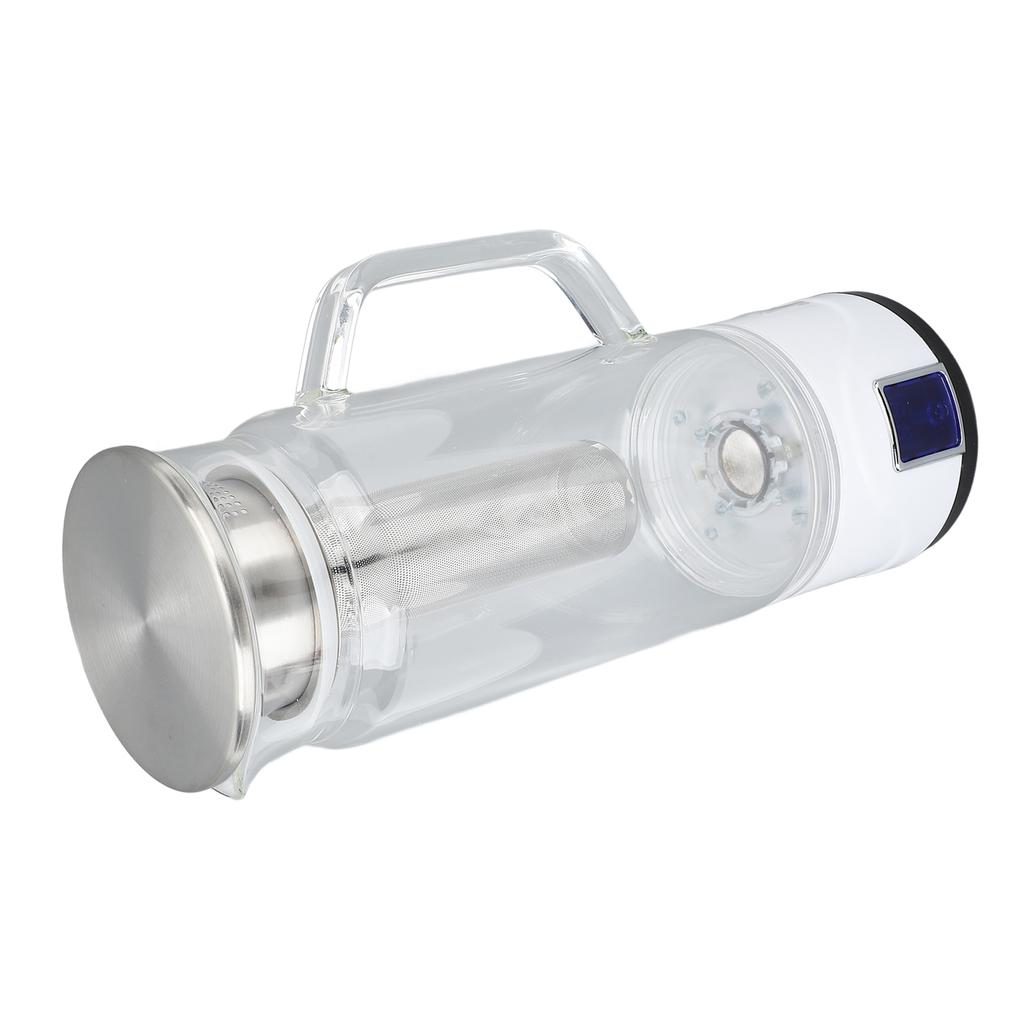 Кувшин для водородной воды, генератор водородной воды с заварником для чая, емкость 1000 мл