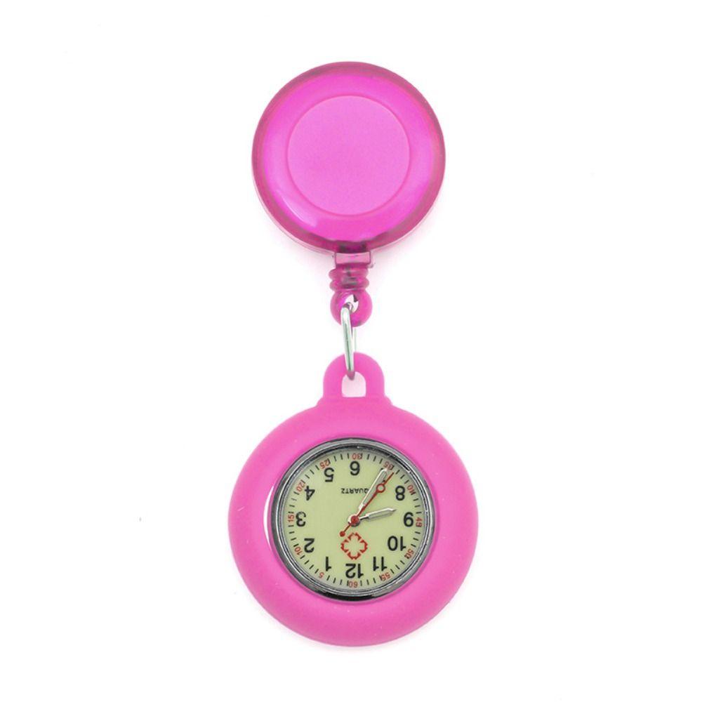 Clip-on Pocket Watch Hanging Doctor Hanging Luminous Retractable Nurse Watch  Doctor