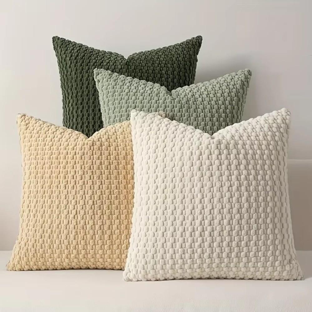 Washable Pillow Covers Corduroy Plush Pillow Case New Cushion Cases Christmas Day