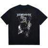 Американская рок-метал группа Megadeth Хлопковая футболка Тяжелый хлопок Свободная Повседневная Ретро Мужская с короткими рукавами