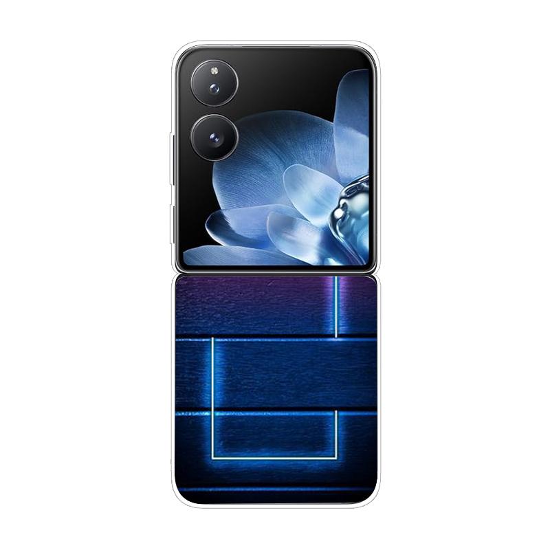 Твердая ПК-накладка для Xiaomi Mix Flip Противоударный чехол для телефона для Mi Mix Flip 5G Ультратонкая задняя прозрачная накладка MixFlip Чехол Coque Funda