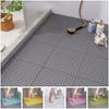 ПВХ мягкий пластиковый коврик сетчатый коврик для ванной комнаты нескользящий коврик коврик для унитаза коврик для ванной