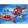 PLAYMOBIL - City Action - Pilote / Hélicoptère / Bateau de Sauvetage - Mixte - A partir de 4 ans