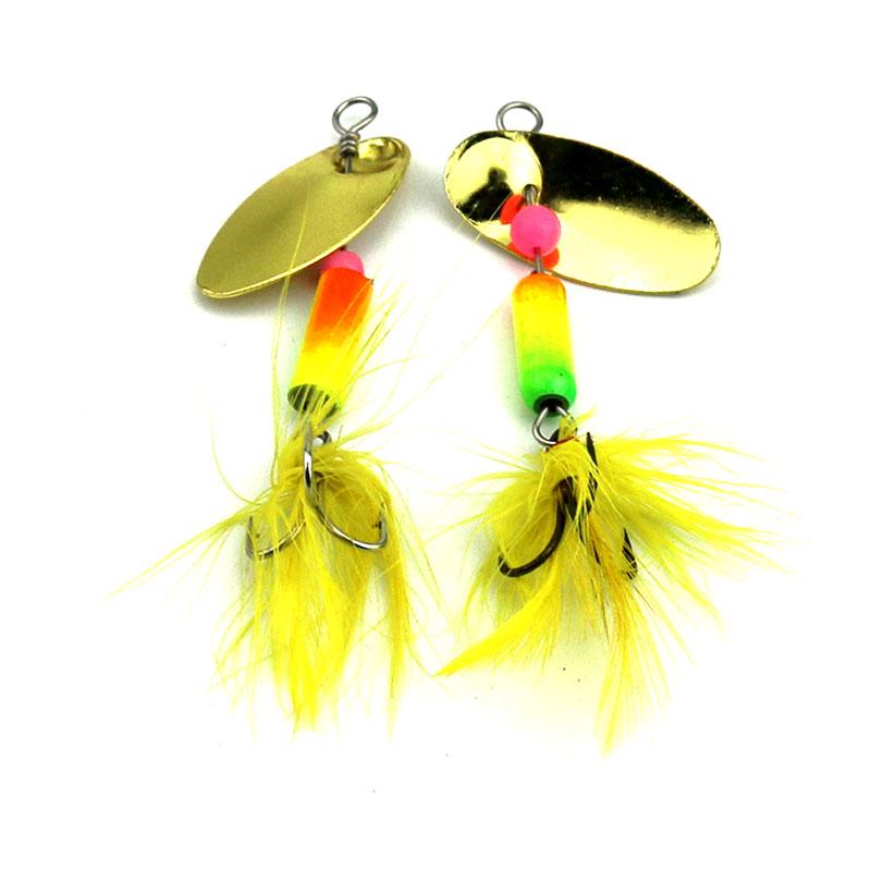 5pc HENGJIA 0.13oz Mini Fishing Spoon Bait Trout Bass Pike Metal Lures