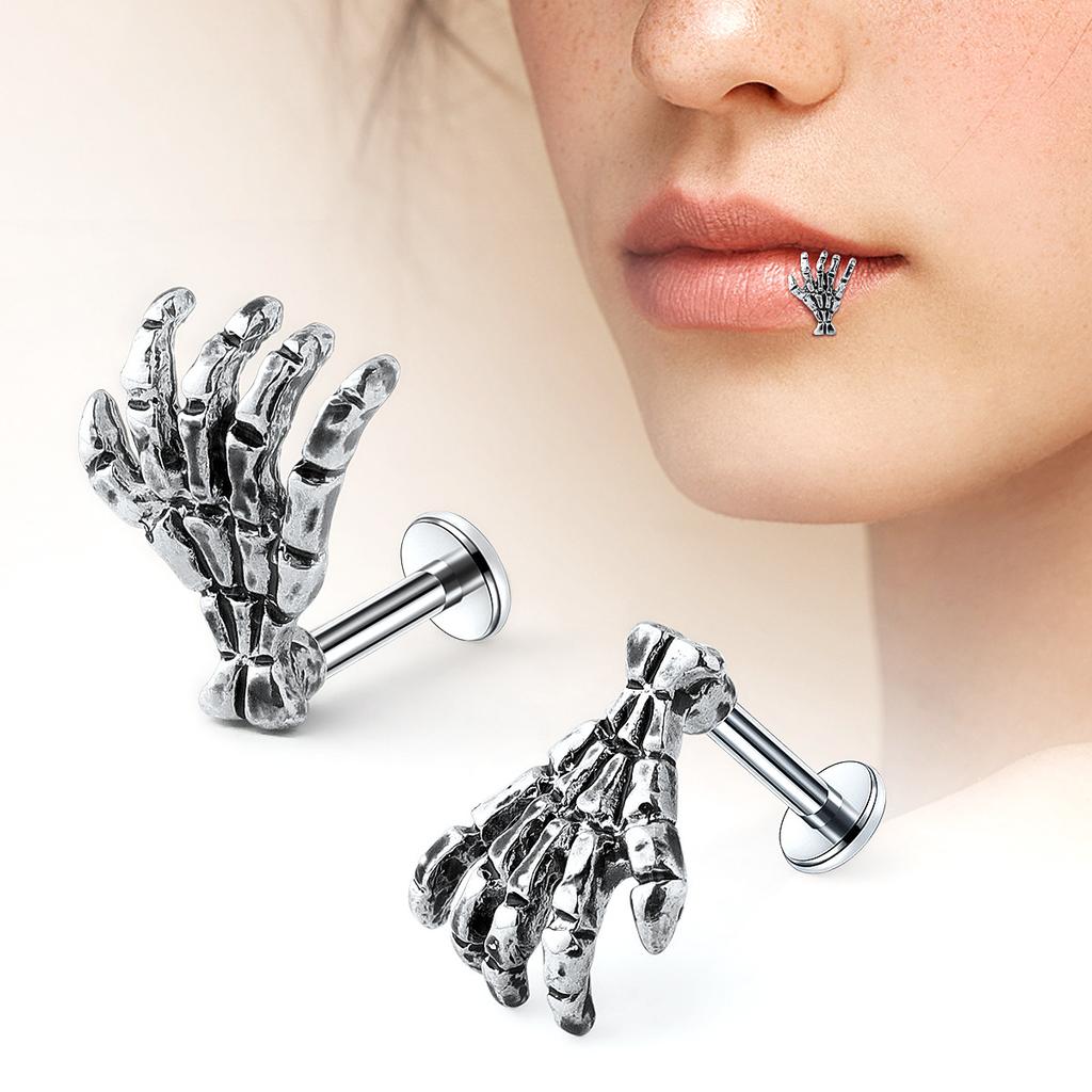 Пирсинг губы коготь ювелирные аксессуары уникальный модный ретро