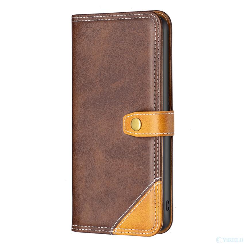 Твердый кожаный чехол для телефона с круглыми гвоздями для Samsung Galaxy S22 Ultra Plus S20 S21 Fe M23 M33 M53 5g A03s, чехол-книжка с откидным слотом для карт