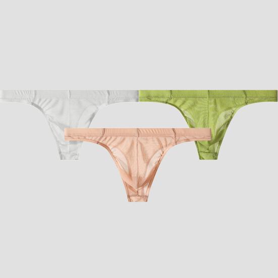 Мужские стринги однотонные с низкой посадкой, облегающие, спортивные, нижнее белье с U-образной выпуклой чашкой, высокие эластичные трусы