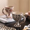 Retro Style Irregular Ceramic Mug Creative Afternoon Tea Snacks Coffee Cups Exquisite Breakfast Milk Cup Household Tableware