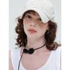 NOISCHE N fleur Necklace _ BLACK