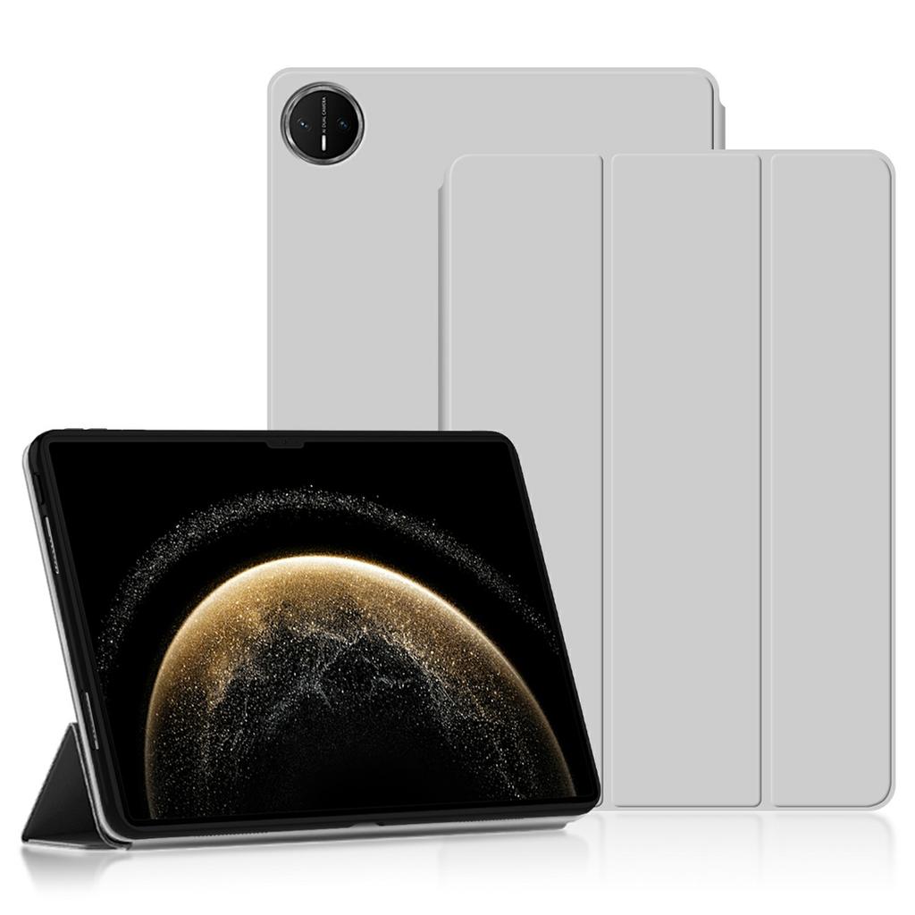 Для Huawei MatePad Pro 13,2 (2025) Чехол из искусственной кожи TPU с задней крышкой Trifold Stand Tablet Cover