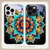 Абстрактный Цветок Зеленый Для IPhone 16 Pro Max 15 P Lus 14 Pro 13 12 Mini 11 P Ro Max X XS 7 8 Plus 2022 Закаленное Стекло Чехол для Телефона