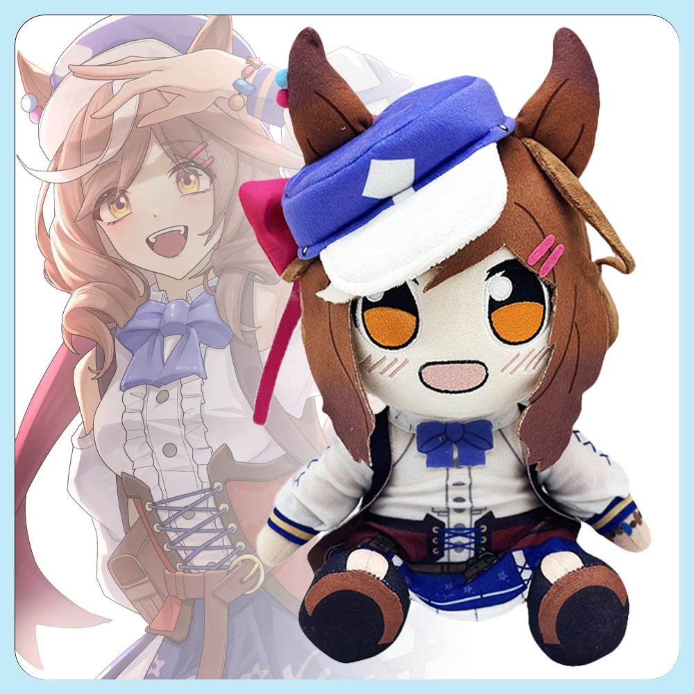 27 см Новые плюшевые игрушки Uma Musume Pretty Derby Мягкие набивные животные из фильма Милый мультяшный мягкий Т.М.. Опера О Куклы Периферия для Фанатов Подарки