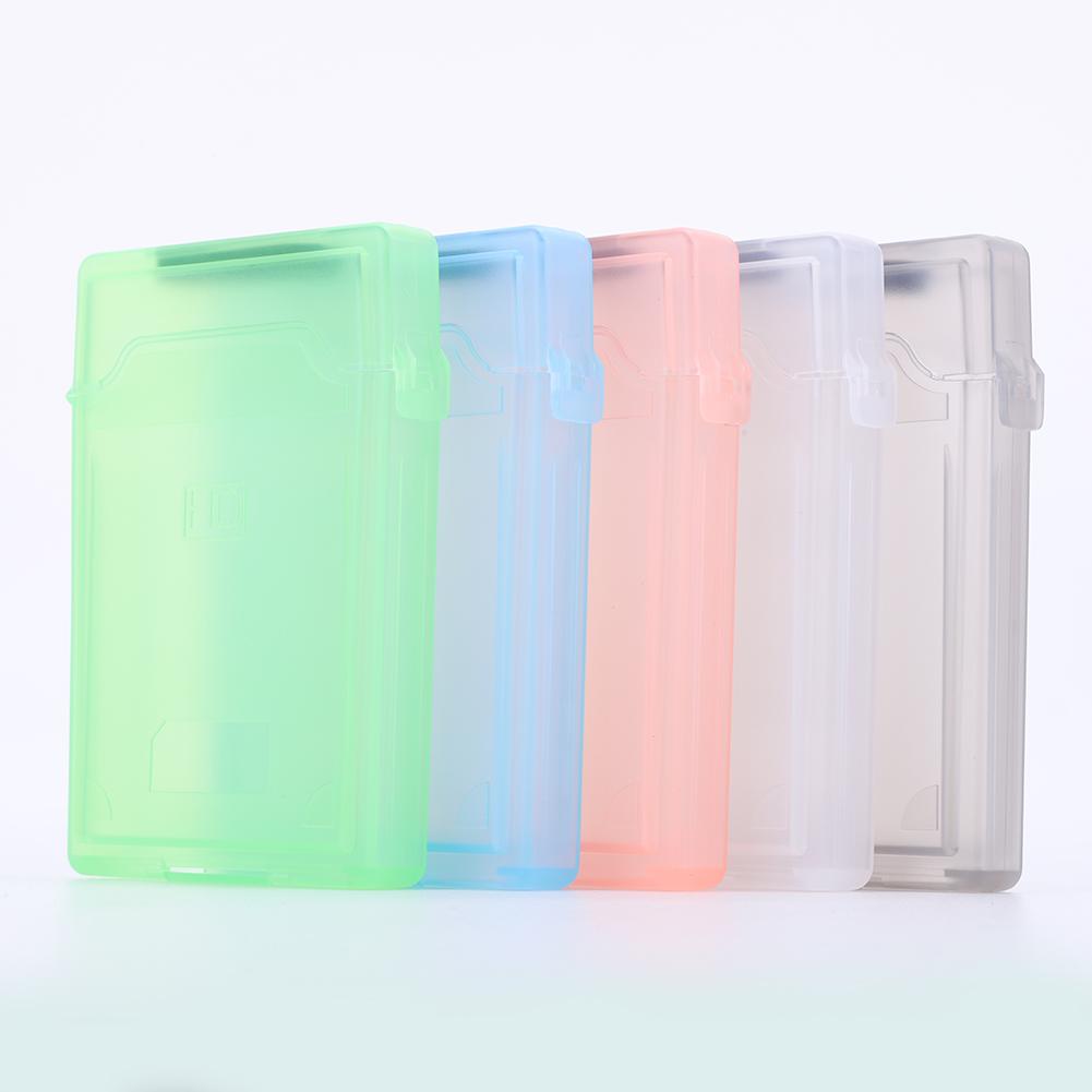 2.5 In HDD SSD Protective Case Shockproof Hard Drive Disk Protective Box Plastic Moisture-proof 2.5 Inch Hard Drive Storage Case