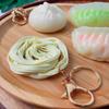 Мини-брелок с имитацией еды Baozi, модный женский