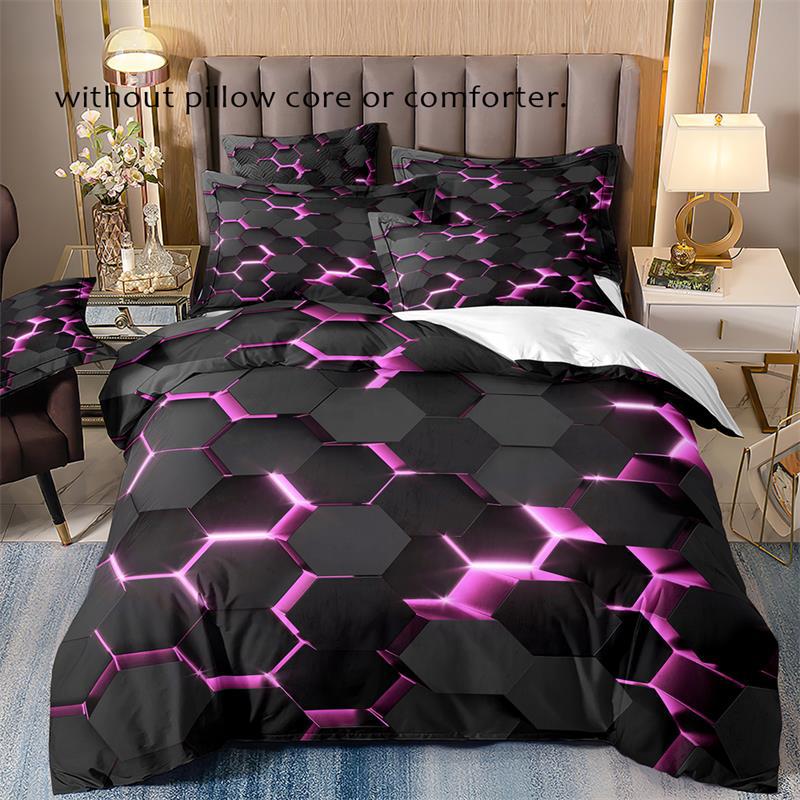 Модная технология печати, 3D цифровая печать, постельное белье, пододеяльники, наволочки, комплекты из трех предметов