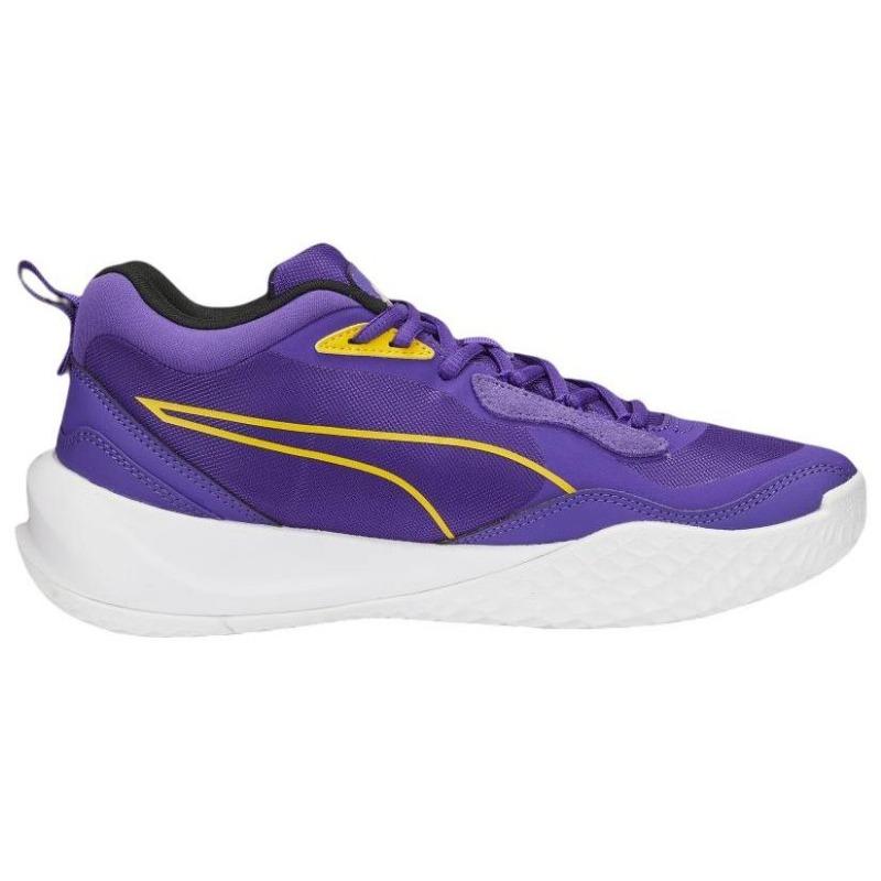 PUMA Playmaker Pro Comfortable Slip-resistant Low-top Basketball Shoes Men Purple 377572-08