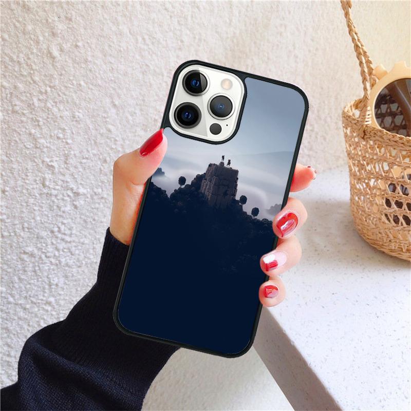 Небо минималистичный лес мягкий Чехол для телефона Cover Для iPhone 17 Air 16 15 14 12 13 Pro Max Plus coque Оболочка Fundas