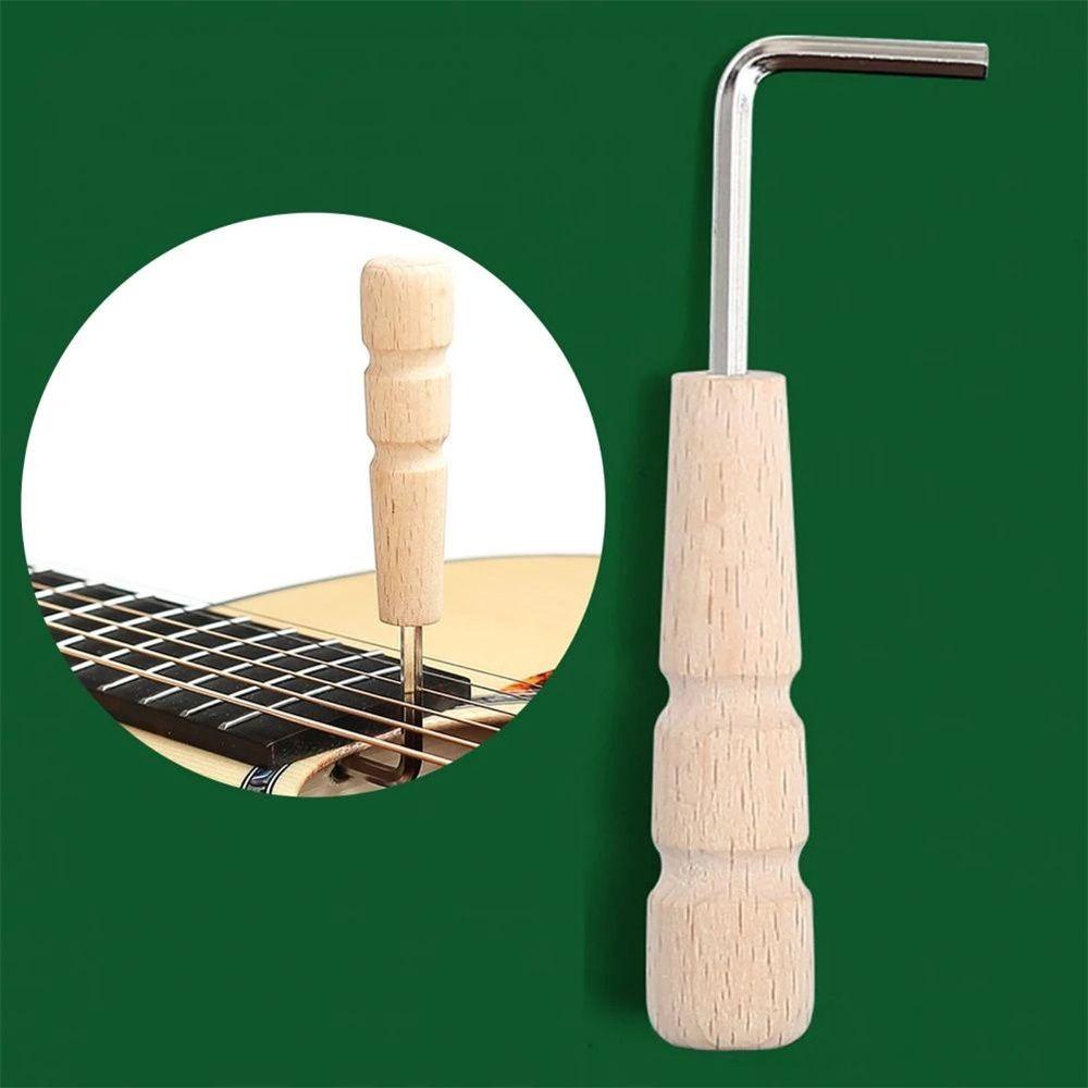 Wooden Handle Guitar Neck Guitar Tool Hex Wrench With Allen Key Guitar Wrench Curvature Of Guitar