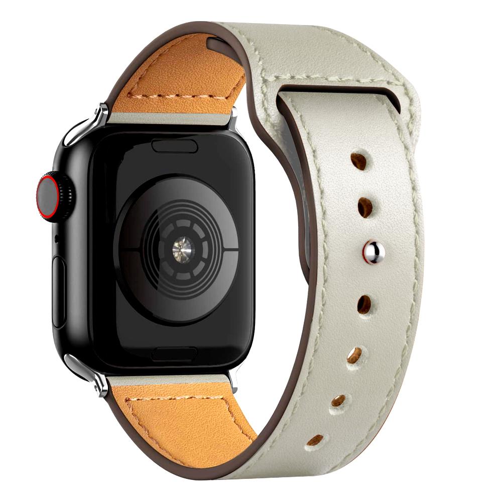 Leather strap For Apple watch band 44mm 45mm 49mm 40mm 42mm 46mm wristband correa bracelet iWatch series 8 9 10 11 SE 7 Ultra 3